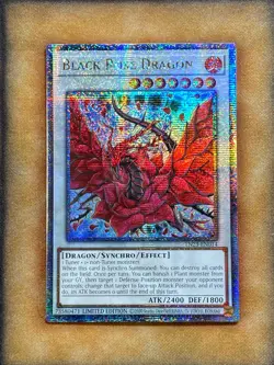 Yugioh Black Rose Dragon TN23-EN014 Quarter Century Rare Limited Edition NM - Image 1