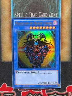 Yugioh Magician Of Black Chaos YGLD-ENC01 Ultra Rare 1st Ed NM - Image 1
