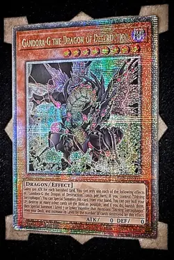 Gandora-G the Dragon of Destruction LEDE-EN001 Quarter Century Rare Yugioh - Image 1