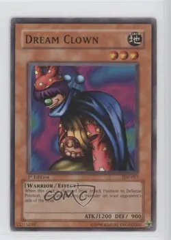 Dream Clown 1st Ed. YuGiOh Starter Deck Pegasus #SDP-017 2003 3c7 - Image 1