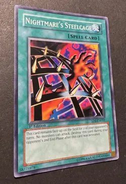 NIGHTMARE'S STEELCAGE SD6-EN031 *1st Edition* YuGiOh TCG - Image 2