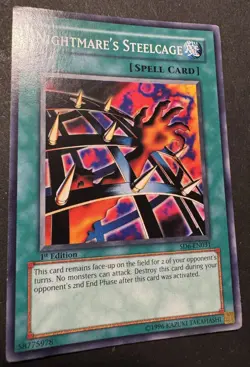 NIGHTMARE'S STEELCAGE SD6-EN031 *1st Edition* YuGiOh TCG - Image 4