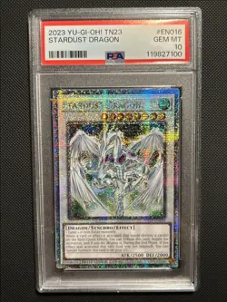 2023 Yugioh PSA 10 Stardust Dragon TN23-EN016 Quarter Century Dueling Heroes - Image 1