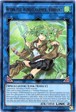 YuGiOh! Wynn the Wind Charmer, Verdant RA03-EN045 Ultra Rare (UR) NM/M English - Image 1