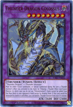 Yugioh! Thunder Dragon Colossus RA03-EN036 Ultra Rare (UR) NM/M English - Image 1