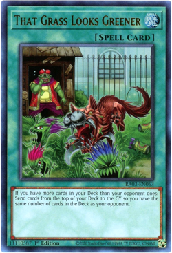 Yugioh! That Grass Looks Greener RA03-EN063 Ultra Rare (UR) NM/M English - Image 1