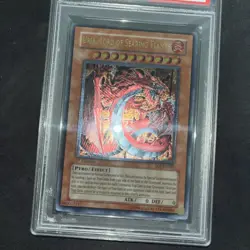 YUGIOH 1ST SOI-EN001 URIA LORD OF SEARING FLAMES ULTIMATE Rare PSA 9 MINT Clean - Image 5