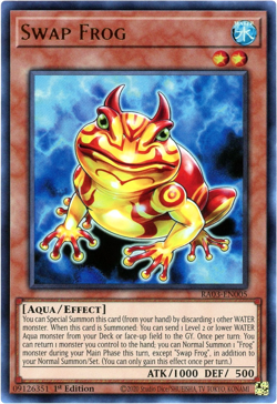 Yugioh! Swap Frog - RA03-EN005 - Ultra Rare (UR) NM/M Quarter Century Bonanza - Image 1
