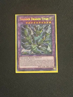 Yugioh Thunder Dragon Titan SOFU-EN036 Secret Rare 1st Ed NM - Image 2