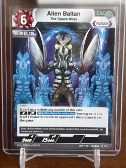 Ultraman Card Game VERY RARE PROMO Pr-036 Space Ninja Baltan Alien - Image 1