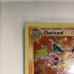 Charizard 4/102 Shadowless Base Set Holo Rare Vintage 1999 Pokemon Card - Image 5