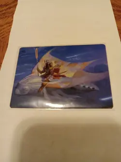 Sky-Blessed Samurai Art Card (Gold-Stamped Si Kamigawa: Neon Dynasty Regular - Image 1