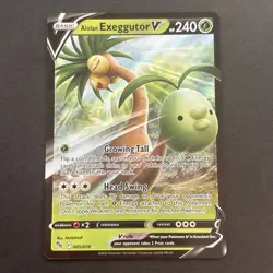 Alolan Exeggutor V - 005/078 - Pokemon Go Sword & Shield Ultra Rare Card - Image 1