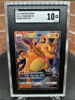 SGC 10 GEM MINT Charizard GX 2019 SM Black Star Promo #SM211 Pokemon Card - Image 1