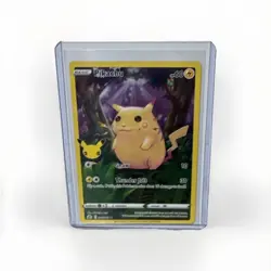Pokemon Pikachu Promo Card Thunder Jolt Holo Pokemon TCG Collectible - Image 1