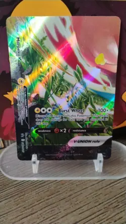 MORPEKO V-Union POKEMON 2022 Full-Art Holo Sword & Shield Trading Card SWSH217 - Image 1