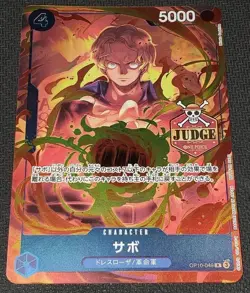 One Piece Card Sabo Official Judge Promotion Pack Vol.2 Promo Japanese DHL - Image 2