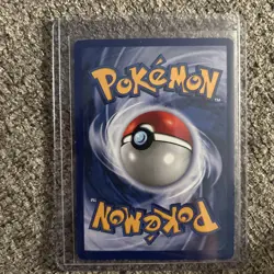 Water Energy 102/102 Base Set Off Center Pokemon Card OC LP-NM - Image 2