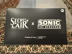 Secret Lair x Sonic: Friends & Foes Rainbow Foil Edition MTG Sealed In Hand - Image 1