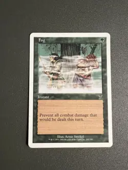 MTG Fog 7th Edition Regular Magic The Gathering MP - Image 1