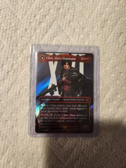 Clive, Ifrit's Dominant (Borderless) (Surge Foil) MTG Final Fantasy Foil - Image 1