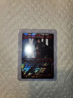 Clive, Ifrit's Dominant (Borderless) (Surge Foil) MTG Final Fantasy Foil - Image 2