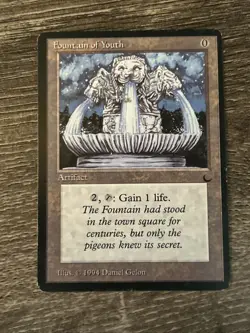 MTG Fountain of Youth - The Dark MP - Image 1