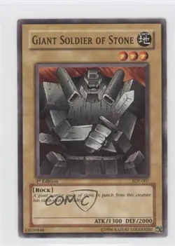 Giant Soldier of Stone 1st Ed. YuGiOh Starter Deck Pegasus #SDP-007 2003 0b5 - Image 1