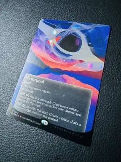Mirrorpool Land Galaxy Foil Holo Mtg M 0162 Edge Of Eternity - Image 2