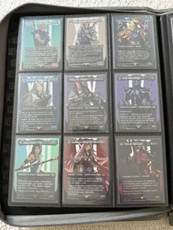 MTG Final Fantasy Lot Collection; binder, many foils, surge foils, Secret Lair + - Image 1