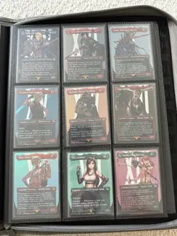 MTG Final Fantasy Lot Collection; binder, many foils, surge foils, Secret Lair + - Image 3