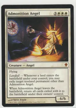 Admonition Angel - Worldwake LP Magic: The Gathering MTG - Image 2