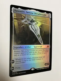 FOIL DAWNSIRE, SUNSTAR DREADNOUGHT mtg NM Edge of Eternities 1 Mythic - Image 1