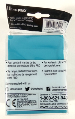 Ultra Pro Deck Box Solid Light Blue MTG Magic Gathering Yu Gi Oh Pokemon - Image 2