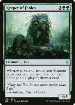 1x - Keeper of Fables - Throne of Eldraine - UC NM MTG - Image 1
