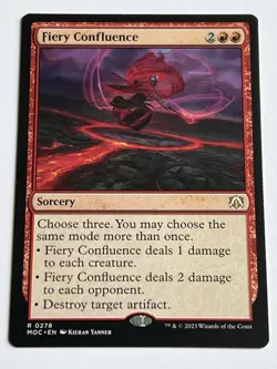 Fiery Confluence 278 MTG March of Machine Comm 2023 Mint - 9.0 + Non Foil Rare - Image 4