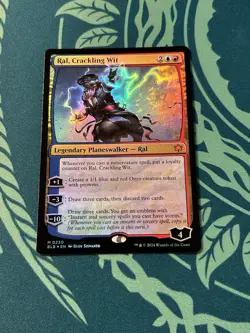 Ral, Crackling Wit 0230 Foil Bloomburrow BLB MTG Magic The Gathering Mythic - Image 1