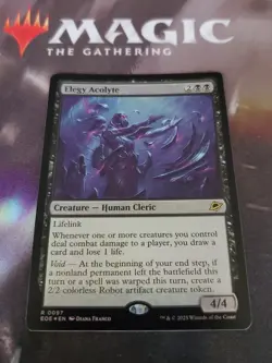 Mtg. Elegy Acolyte. Foil. Edge of Eternities. Pack Fresh - Image 1