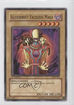 Illusionist Faceless Mage 1st Ed. YuGiOh Starter Deck Pegasus #SDP-004 2003 0b5 - Image 1