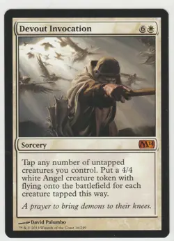 Devout Invocation Magic 2014 (M14) LP Magic: The Gathering MTG - Image 2
