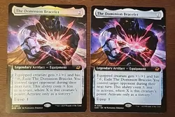 MTG - THE DOMINION BRACELET FOIL & BASE- EXTENDED ART Mythic Edge of Eternities - Image 1