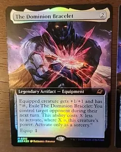 MTG - THE DOMINION BRACELET FOIL & BASE- EXTENDED ART Mythic Edge of Eternities - Image 2