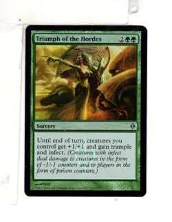 MTG SkeenAB Triumph of the Hordes FOIL from New Phyrexia. NM. - Image 1
