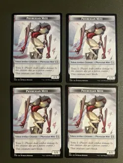 MTG 4x Phyrexian Mite Token - Image 1