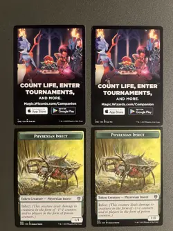 MTG 4x Phyrexian Mite Token - Image 2