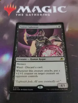 Mtg. Sunset Saboteur. Foil. Edge of Eternities. Pack Fresh - Image 1