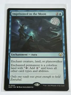 Imprisoned in the Moon 224 MTG MOC 2023 Mint - 9.0 + Non Foil Rare - Image 2