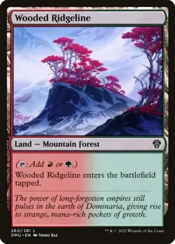 Wooded Ridgeline (260) Dominaria United DMU MTG Magic pack fresh nm - Image 1
