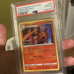 CGC 10 Pristine Pokemon Charizard SWSH066 Black Star Promos *Almost Perfect - Image 1