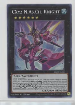 CXyz NAsCh Knight 1st Ed. YuGiOh Legendary Duelists: Duels from the Deep 0z0n - Image 1